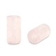 Tube natural stone bead 6x3mm Rose Quartz Pale Pink